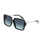 Tf4212U Zonnebril in Blauw Verloop Tiffany , Black , Dames