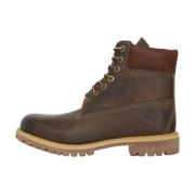 Bruine Waterdichte Leren Laarzen Timberland , Brown , Heren