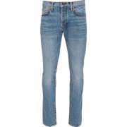 Tijdloze Straight Jeans voor Heren Tom Ford , Blue , Heren