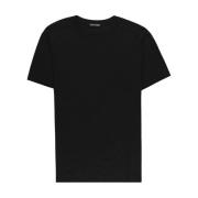 Zwarte T-shirts en Polos van Tom Ford Tom Ford , Black , Heren