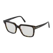 Rechthoekige Havana Bril Tom Ford , Brown , Unisex