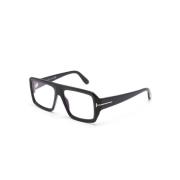 Zwarte Optische Frame Stijlvol en veelzijdig Tom Ford , Black , Heren