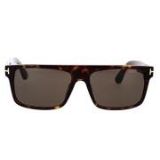 Klassieke Rechthoekige Zonnebril Tom Ford , Brown , Unisex