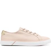 Roze Katoenen Sneakers voor Vrouwen Tommy Hilfiger , Pink , Dames