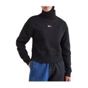 Jersey TJW Bxy Crop Tommy Jeans Tommy Hilfiger , Black , Dames