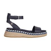 Lage sleehaksandaal Tommy Hilfiger , Blue , Dames