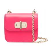 micro turnlock cross body tassen Tommy Hilfiger , Pink , Dames