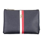 Blauwe Polyurethaan Handtas Tommy Hilfiger , Blue , Dames