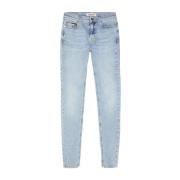 Klassieke Skinny Jeans met Faded Wash Tommy Hilfiger , Blue , Dames