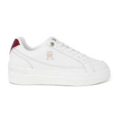 Elevated Court Sneakers Tommy Hilfiger , Red , Dames