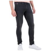 Extra Slim Layton Zwarte Jeans Tommy Hilfiger , Black , Heren