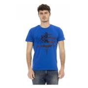 T-Shirts Trussardi , Blue , Heren