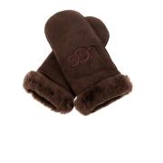 Handschoenen met logo UGG , Brown , Dames