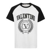 T-Shirt Maison Valentino , White , Heren