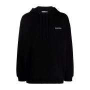 Katoenen Logo Sweatshirt Valentino , Black , Heren