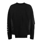 Katoenen sweatshirt Valentino , Black , Heren