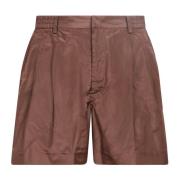 Puristettu beroofde op maat gemaakte shorts Valentino , Brown , Heren