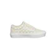 Platform Sneakers voor modebewuste vrouwen Vans , Beige , Dames