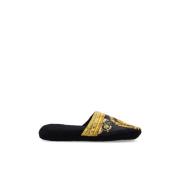 Katoenen pantoffels Versace , Black , Heren