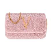 ‘Virtus Mini’ schoudertas Versace , Pink , Dames