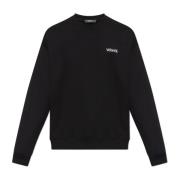 Sweatshirt met logo Versace , Black , Heren
