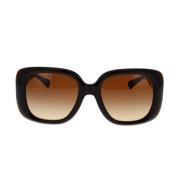 Gedurfde vierkante zonnebril met metalen armen Versace , Brown , Unise...