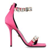 Kristallen Sandalen Versace , Pink , Dames
