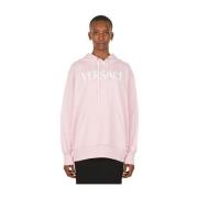 Sweatshirts Hoodies Versace , Pink , Dames