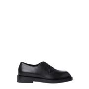 Derby Schoenen met Vierkante Neus Versace , Black , Heren