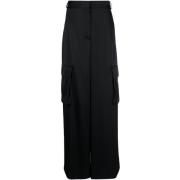 Zwarte broek Versace , Black , Dames