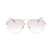 Aviator Clic Victoria Zonnebril Victoria Beckham , Beige , Dames