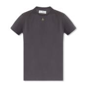 T-shirt met logo Vivienne Westwood , Gray , Heren