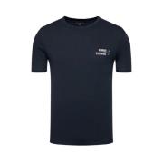 Klassieke Crew Neck Tee Upgrade Armani Exchange , Blue , Heren