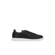 Sneakers met reliëflogo van imitatieleer Armani Exchange , Black , Her...