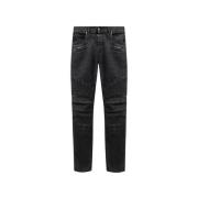 Slimfit-jeans Balmain , Black , Heren