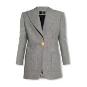 Geruite blazer Balmain , Multicolor , Dames