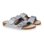 Schuifregelaars Birkenstock , Gray , Dames