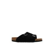 Schuifregelaars Birkenstock , Black , Dames