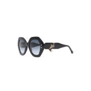 Zwarte Sungles met Originele Hoes Carolina Herrera , Black , Dames