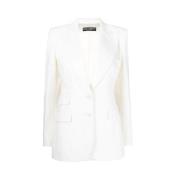 Stijlvolle Ivory Witte Blazer Dolce & Gabbana , White , Dames