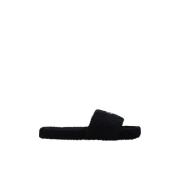 Schuivers met zwarte slides Dolce & Gabbana , Black , Heren