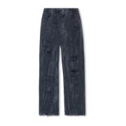 Jeans met vintage-effect Dolce & Gabbana , Gray , Heren