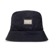 Bucket hat with logo Dolce & Gabbana , Blue , Heren