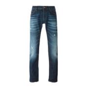 Moderne Slim-Fit Jeans Dolce & Gabbana , Blue , Heren