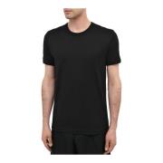 Stijlvolle Zwarte Tee met Uni Logo Borduursel Dolce & Gabbana , Black ...