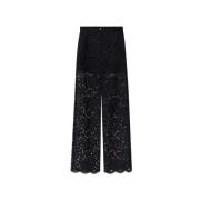 Lace trousers Dolce & Gabbana , Black , Dames
