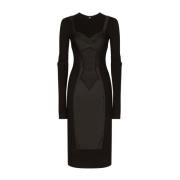 Glamoureuze Suit-Style Feestjurk Dolce & Gabbana , Black , Dames
