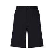 Logo-Plaque Bermuda Shorts Dolce & Gabbana , Black , Heren