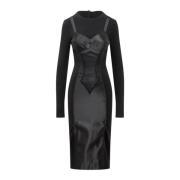 Maxi dagelijkse jurk Dolce & Gabbana , Black , Dames