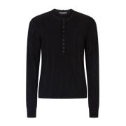 Zwarte Sweaters Dolce & Gabbana , Black , Heren